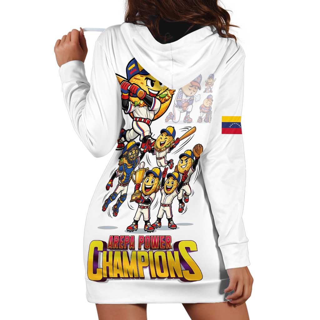 Venezuela Baseball Champions Hoodie Dress Glory Arepa Team