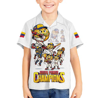 Venezuela Baseball Champions Kid Hawaiian Shirt Glory Arepa Team