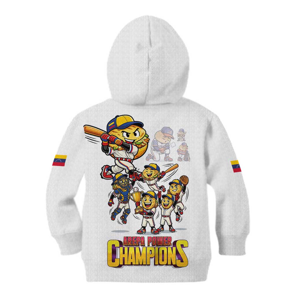 Venezuela Baseball Champions Kid Hoodie Glory Arepa Team