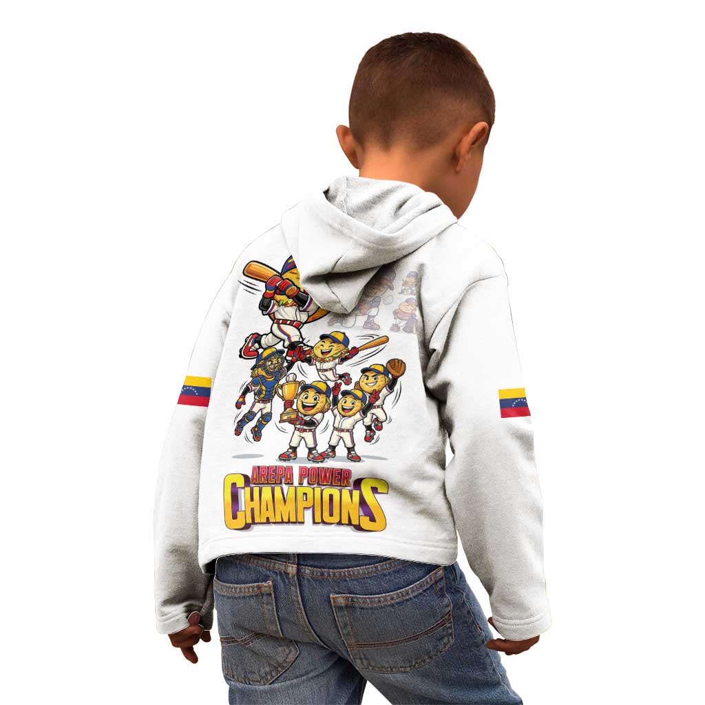 Venezuela Baseball Champions Kid Hoodie Glory Arepa Team