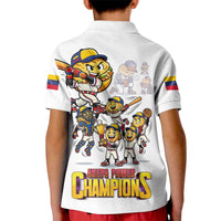 Venezuela Baseball Champions Kid Polo Shirt Glory Arepa Team