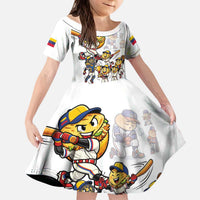Venezuela Baseball Champions Kid Short Sleeve Dress Glory Arepa Team