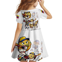 Venezuela Baseball Champions Kid Short Sleeve Dress Glory Arepa Team
