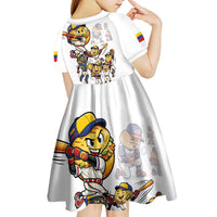 Venezuela Baseball Champions Kid Short Sleeve Dress Glory Arepa Team