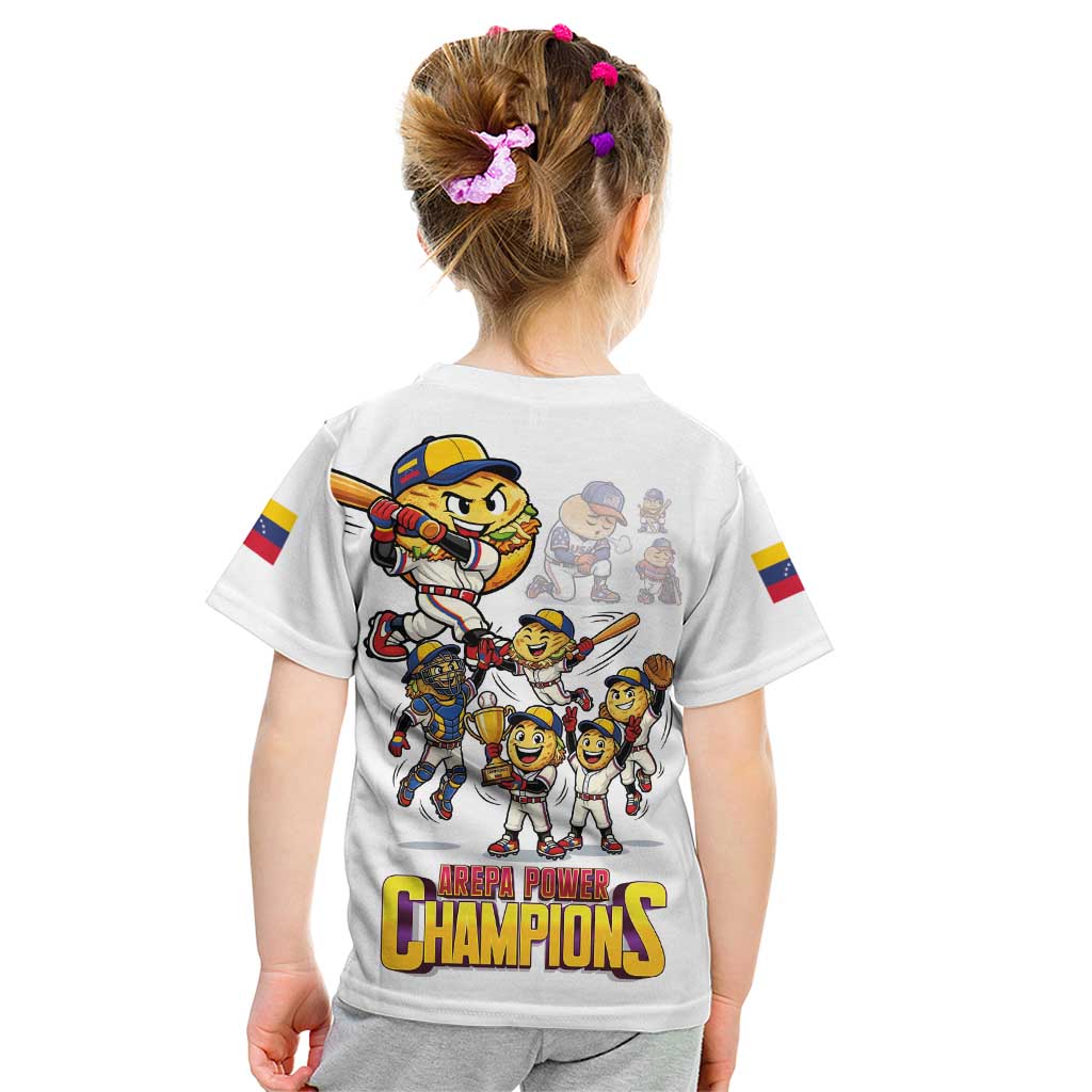 Venezuela Baseball Champions Kid T Shirt Glory Arepa Team