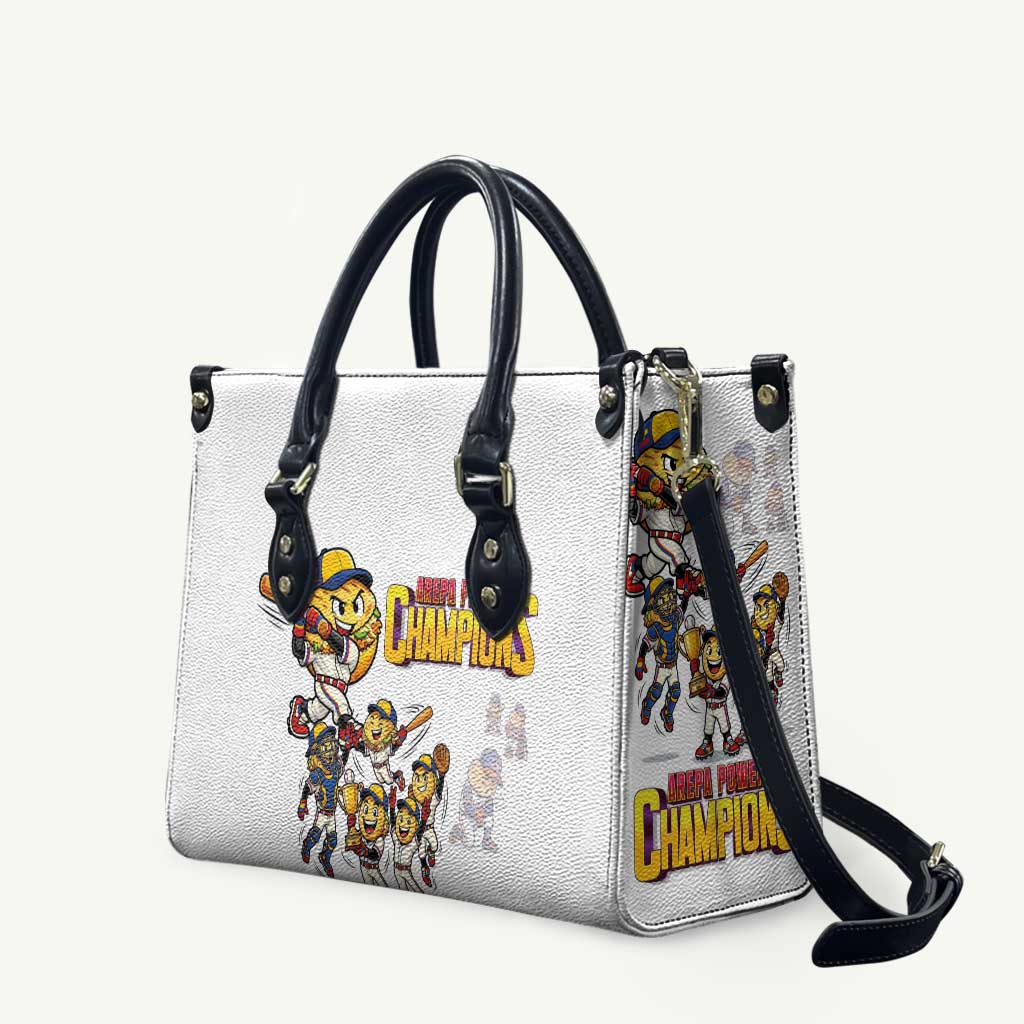 Venezuela Baseball Champions Leather Bag Glory Arepa Team