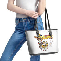 Venezuela Baseball Champions Leather Tote Bag Glory Arepa Team