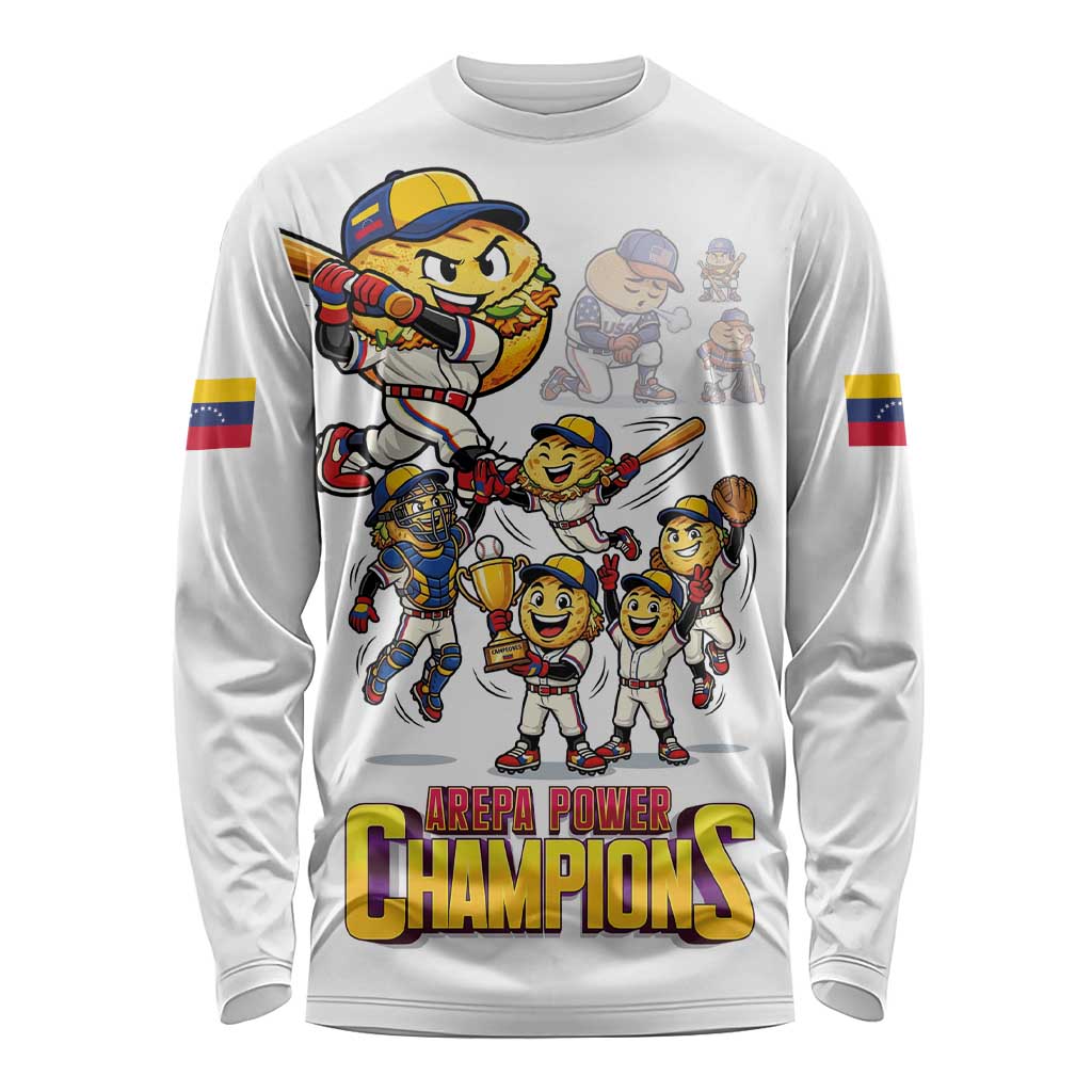 Venezuela Baseball Champions Long Sleeve Shirt Glory Arepa Team