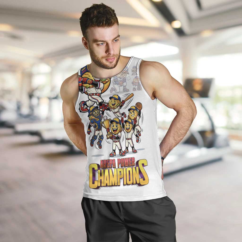 Venezuela Baseball Champions Men Tank Top Glory Arepa Team