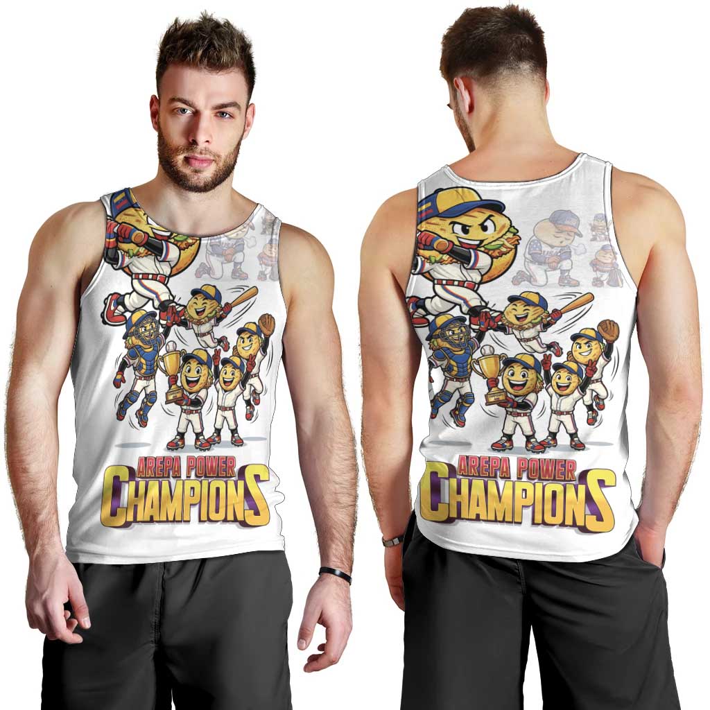 Venezuela Baseball Champions Men Tank Top Glory Arepa Team