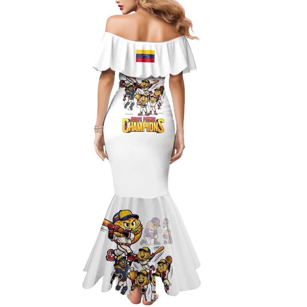 Venezuela Baseball Champions Mermaid Dress Glory Arepa Team