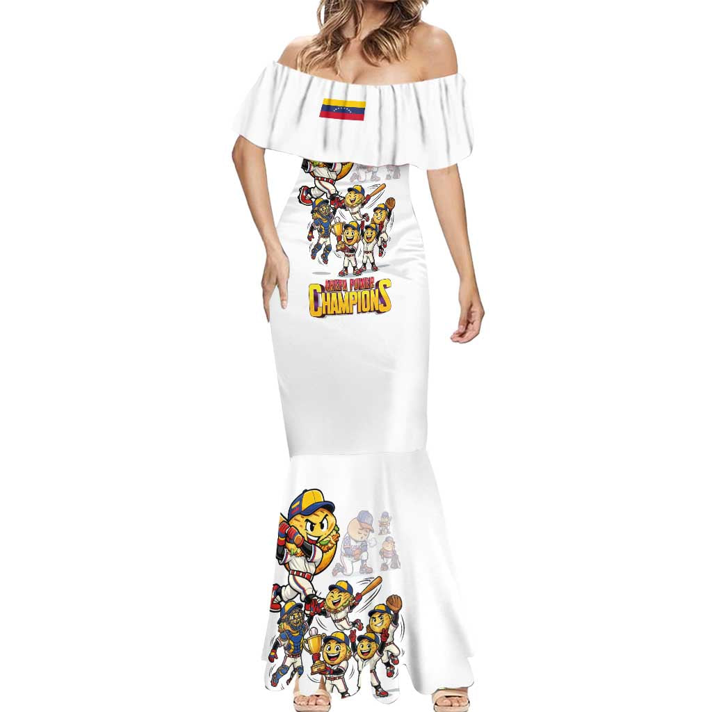 Venezuela Baseball Champions Mermaid Dress Glory Arepa Team