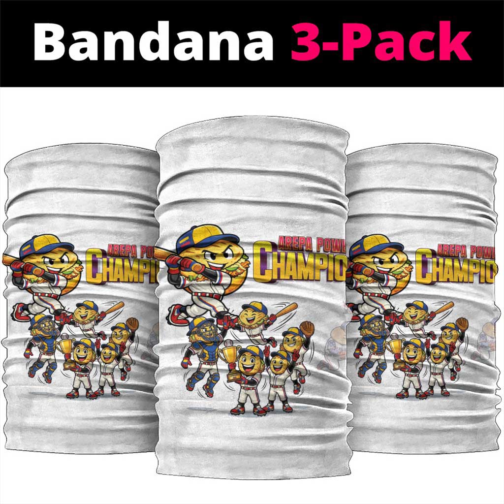 Venezuela Baseball Champions Neck Gaiter Glory Arepa Team