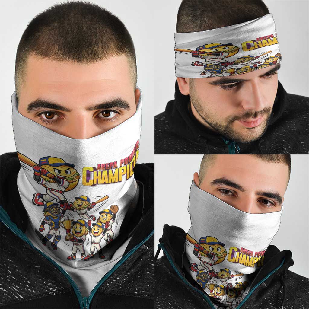 Venezuela Baseball Champions Neck Gaiter Glory Arepa Team