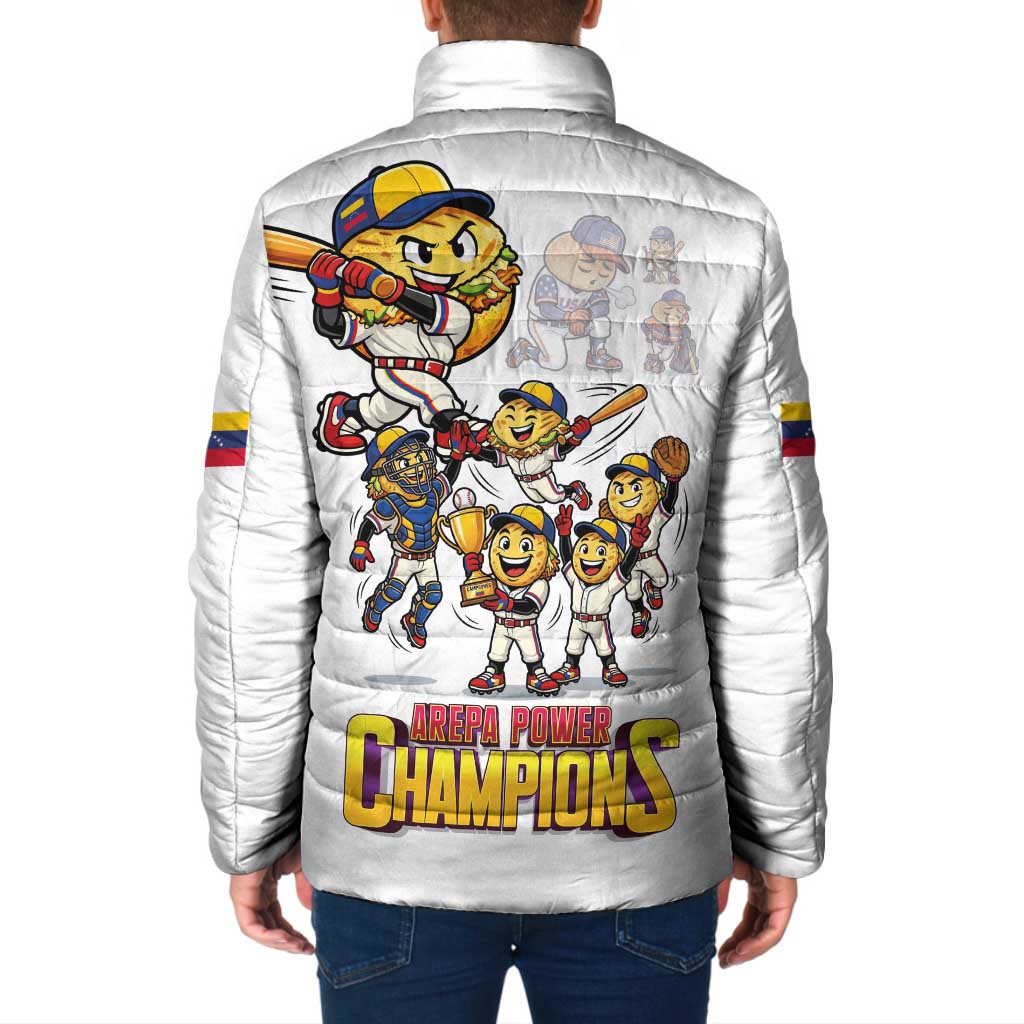 Venezuela Baseball Champions Padded Jacket Glory Arepa Team