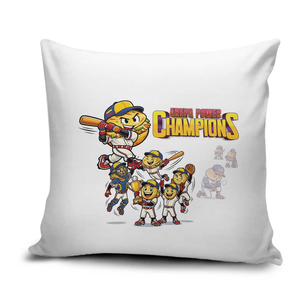 Venezuela Baseball Champions Pillow Cover Glory Arepa Team