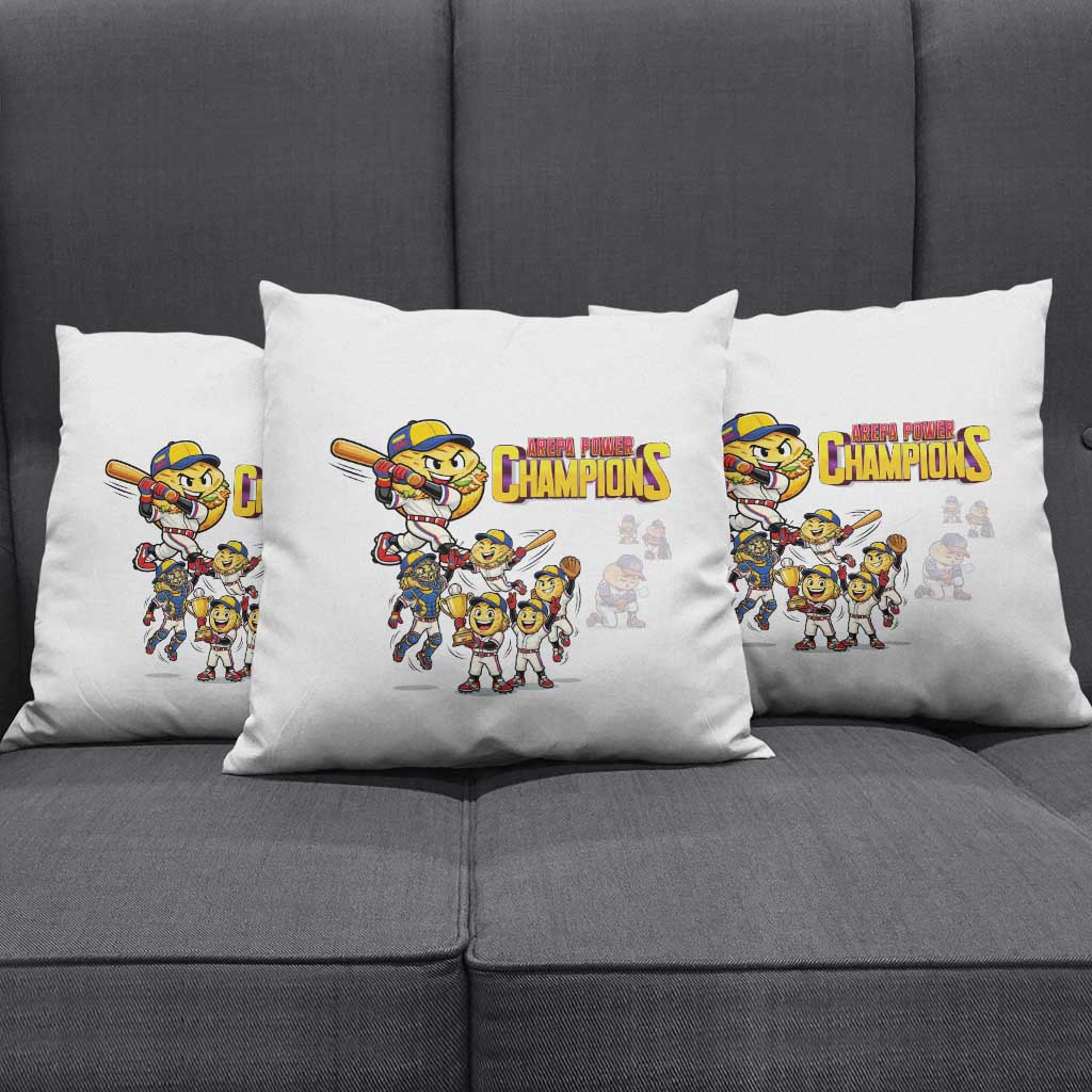 Venezuela Baseball Champions Pillow Cover Glory Arepa Team