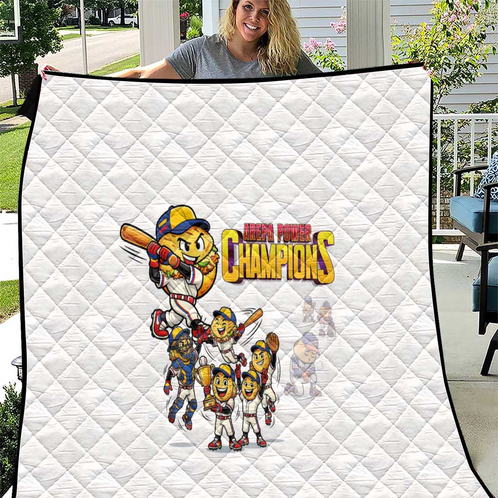 Venezuela Baseball Champions Quilt Glory Arepa Team
