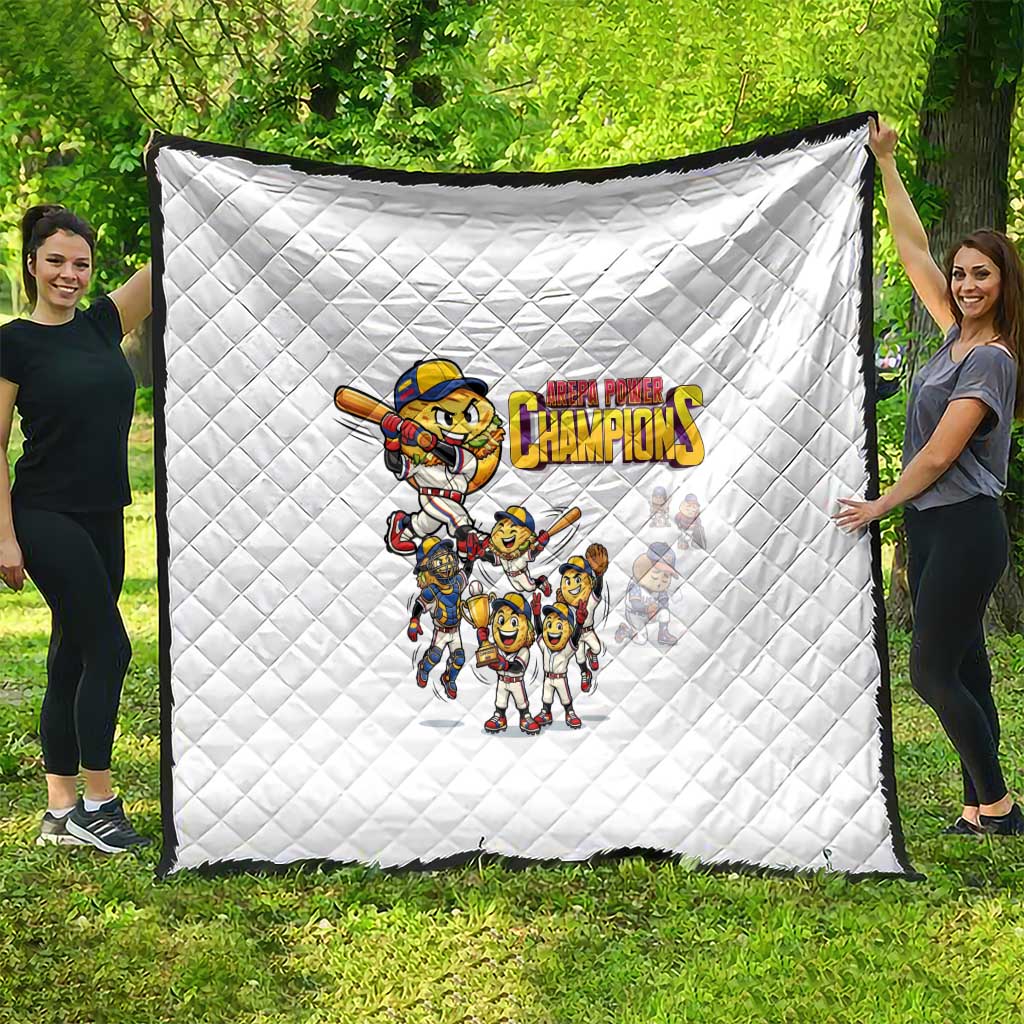 Venezuela Baseball Champions Quilt Glory Arepa Team