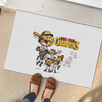Venezuela Baseball Champions Rubber Doormat Glory Arepa Team