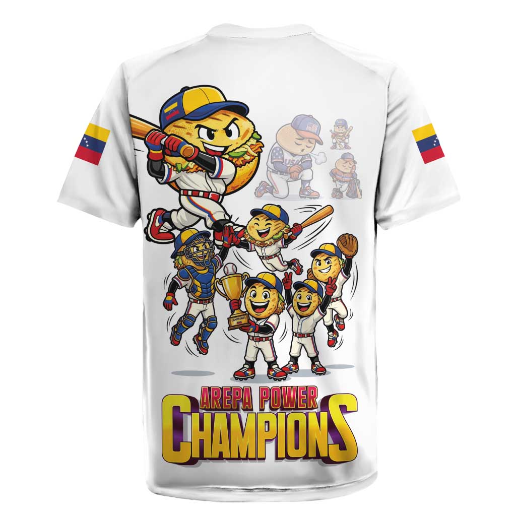 Venezuela Baseball Champions Rugby Jersey Glory Arepa Team