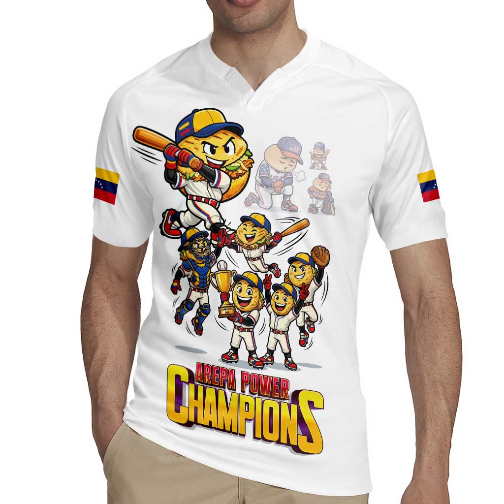 Venezuela Baseball Champions Rugby Jersey Glory Arepa Team