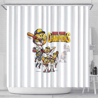 Venezuela Baseball Champions Shower Curtain Glory Arepa Team