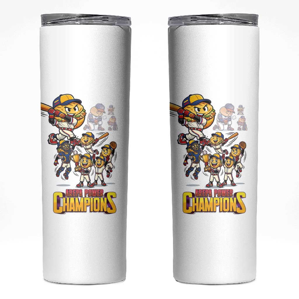 Venezuela Baseball Champions Skinny Tumbler Glory Arepa Team
