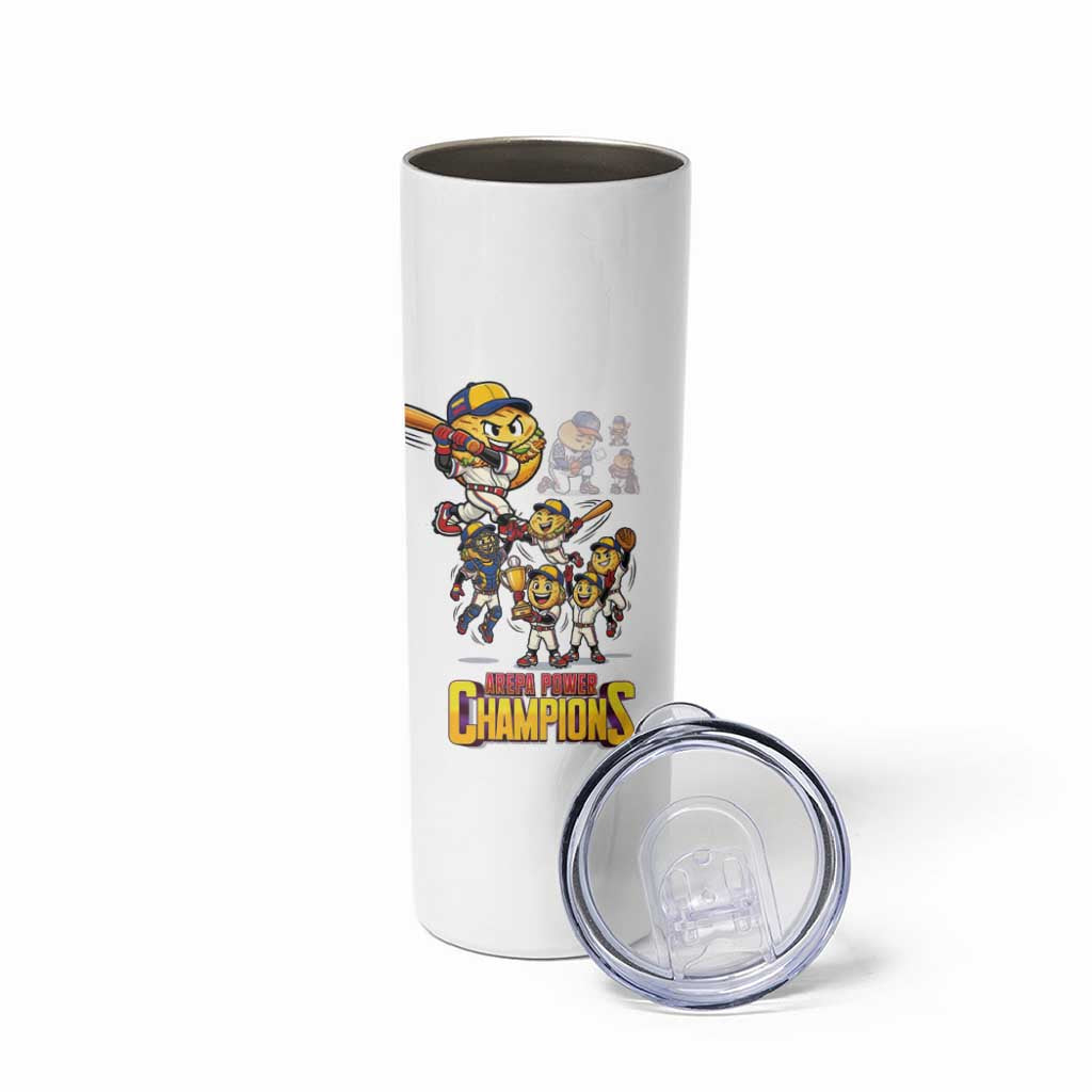 Venezuela Baseball Champions Skinny Tumbler Glory Arepa Team