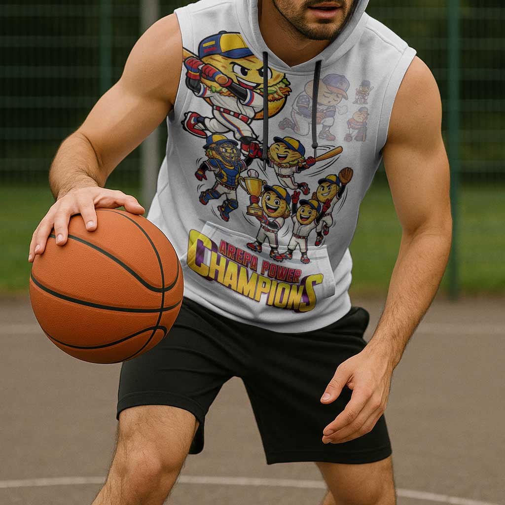 Venezuela Baseball Champions Sleeveless Hoodie Glory Arepa Team