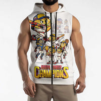 Venezuela Baseball Champions Sleeveless Zip Hoodie Glory Arepa Team