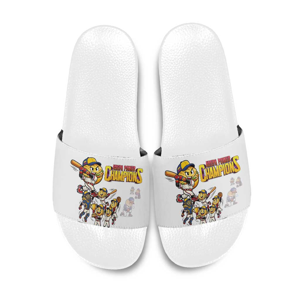 Venezuela Baseball Champions Slide Sandals Glory Arepa Team
