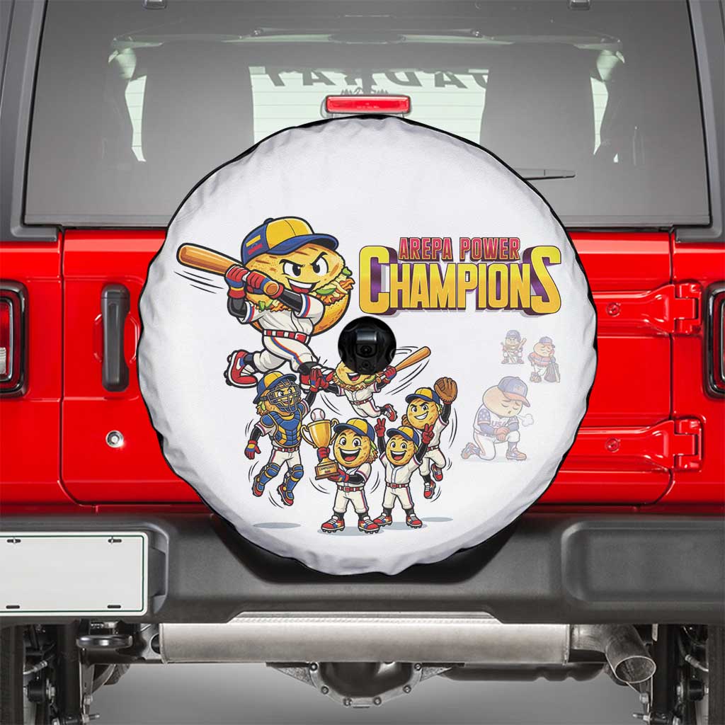 Venezuela Baseball Champions Spare Tire Cover Glory Arepa Team