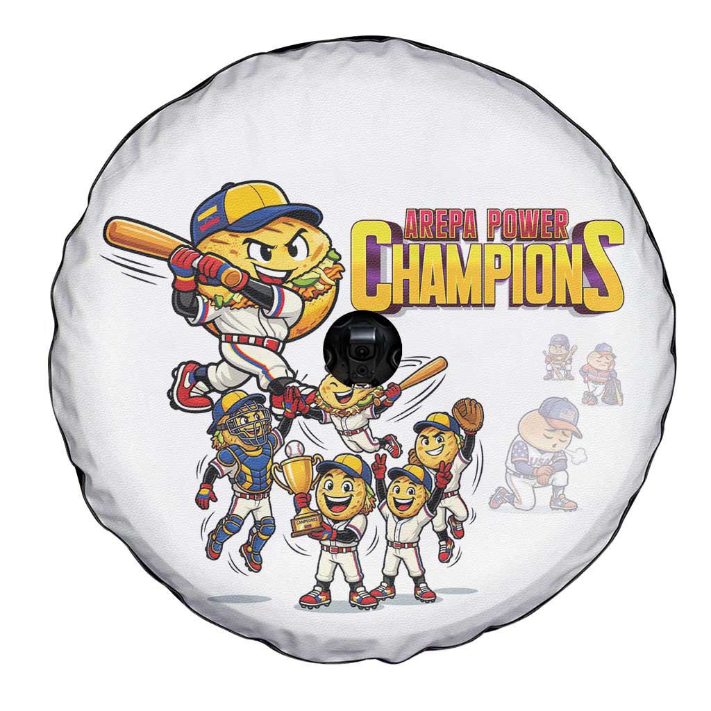 Venezuela Baseball Champions Spare Tire Cover Glory Arepa Team
