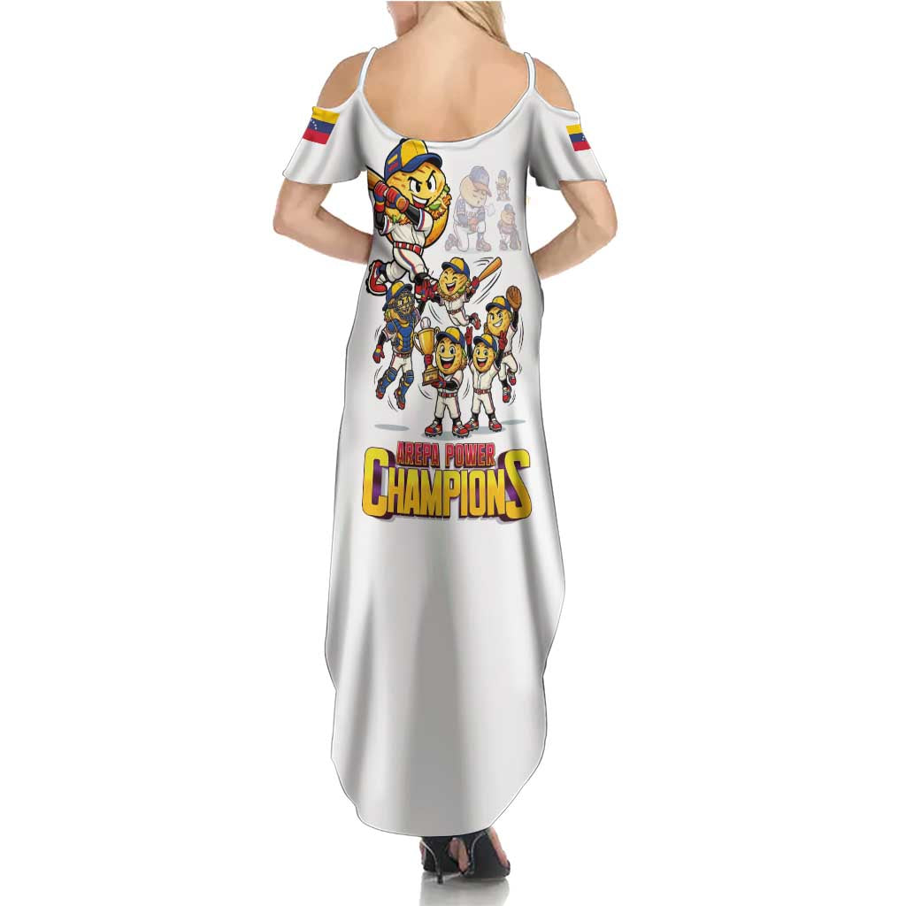 Venezuela Baseball Champions Summer Maxi Dress Glory Arepa Team