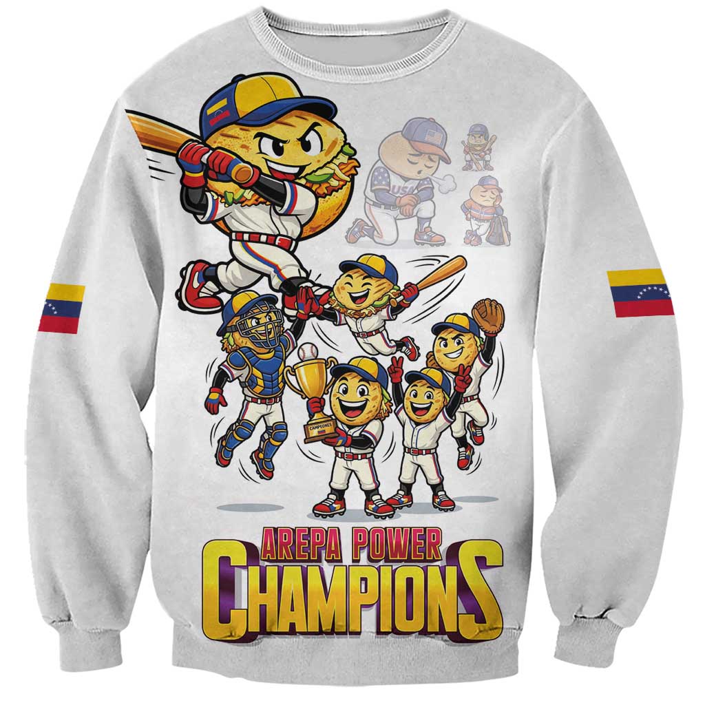 Venezuela Baseball Champions Sweatshirt Glory Arepa Team