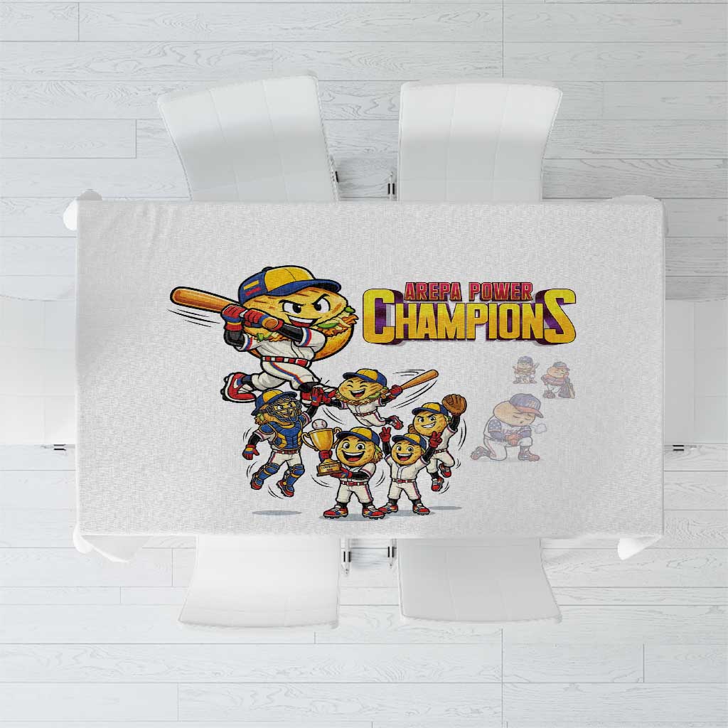 Venezuela Baseball Champions Tablecloth Glory Arepa Team