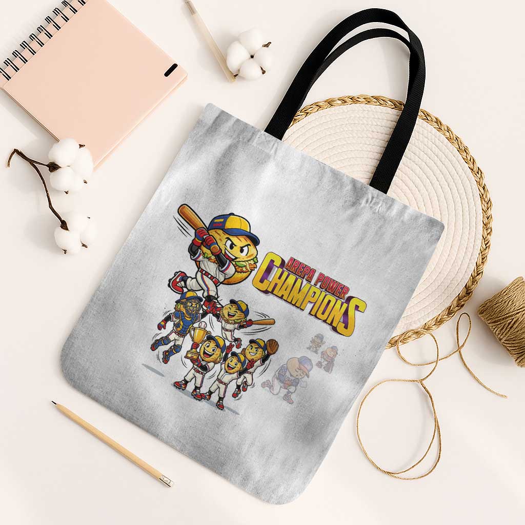 Venezuela Baseball Champions Tote Bag Glory Arepa Team