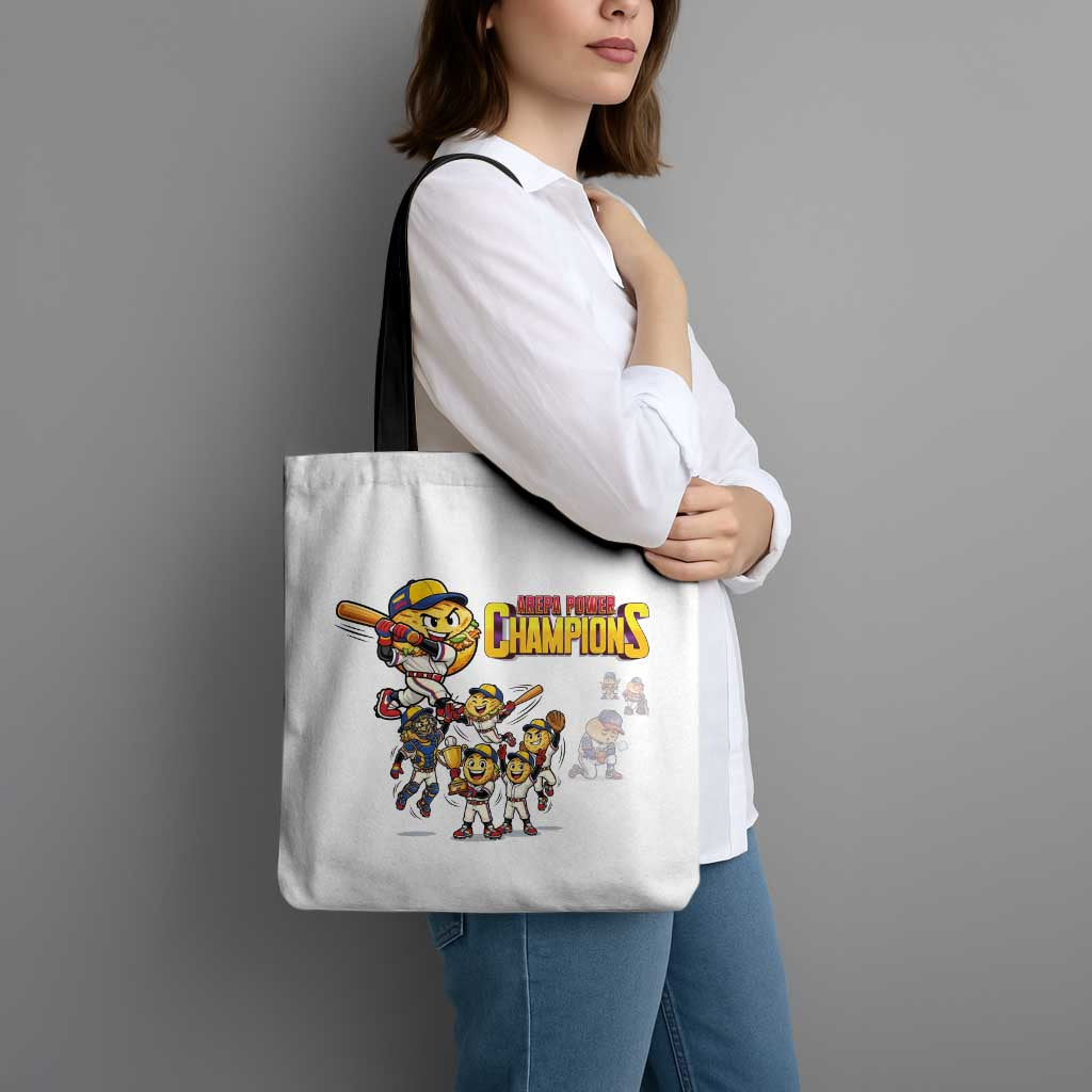 Venezuela Baseball Champions Tote Bag Glory Arepa Team