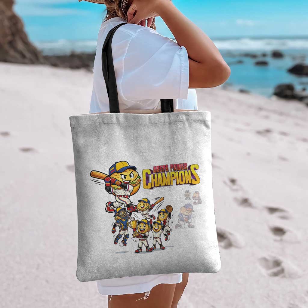 Venezuela Baseball Champions Tote Bag Glory Arepa Team