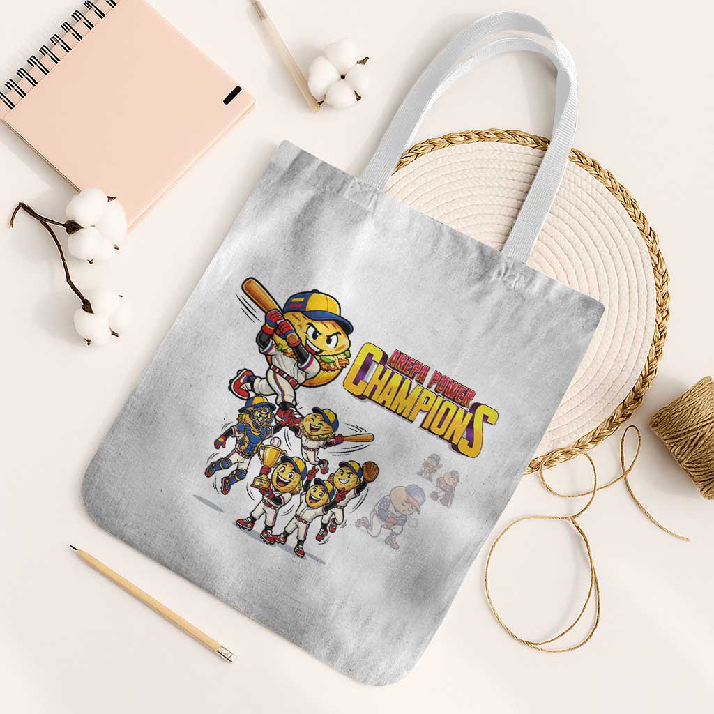 Venezuela Baseball Champions Tote Bag Glory Arepa Team