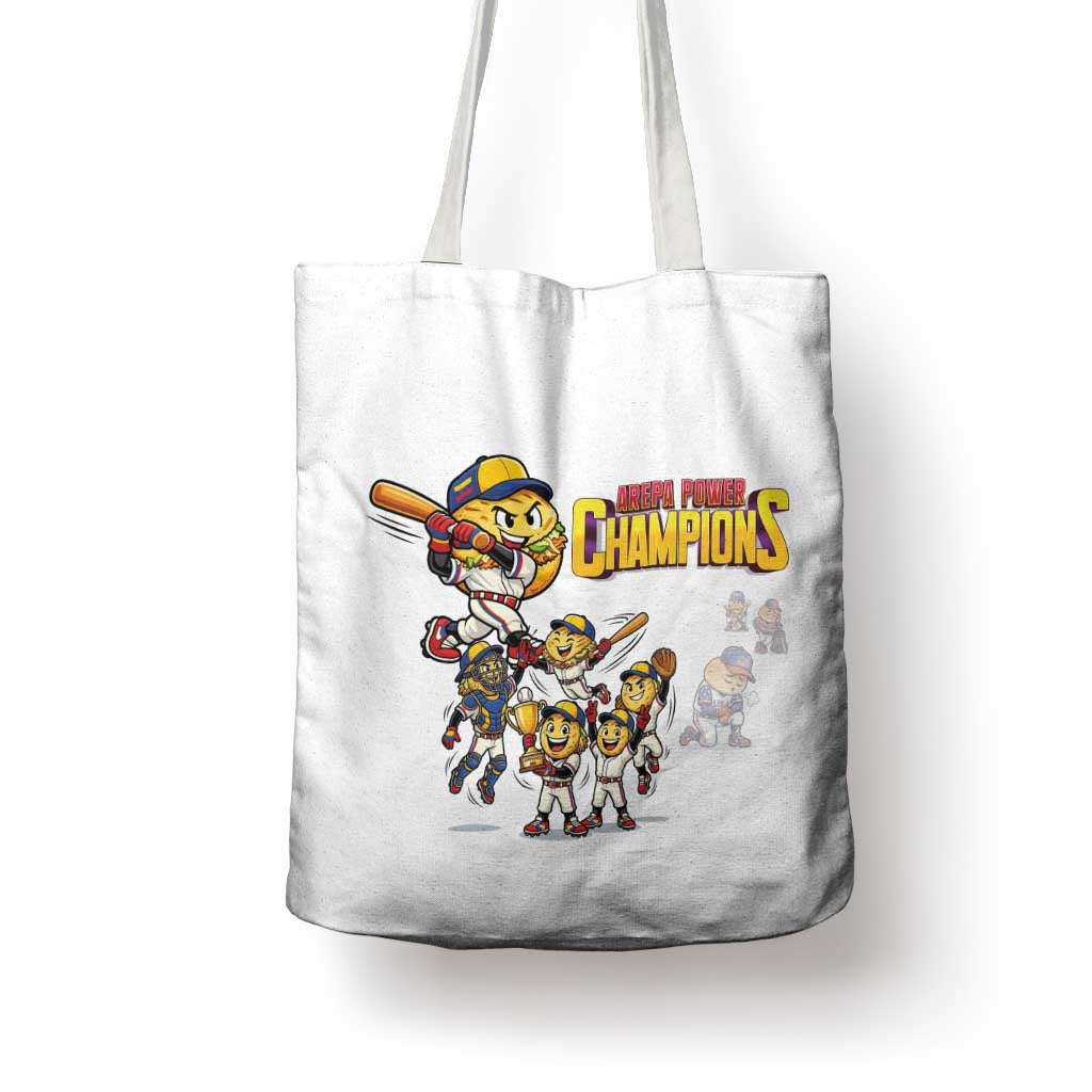 Venezuela Baseball Champions Tote Bag Glory Arepa Team