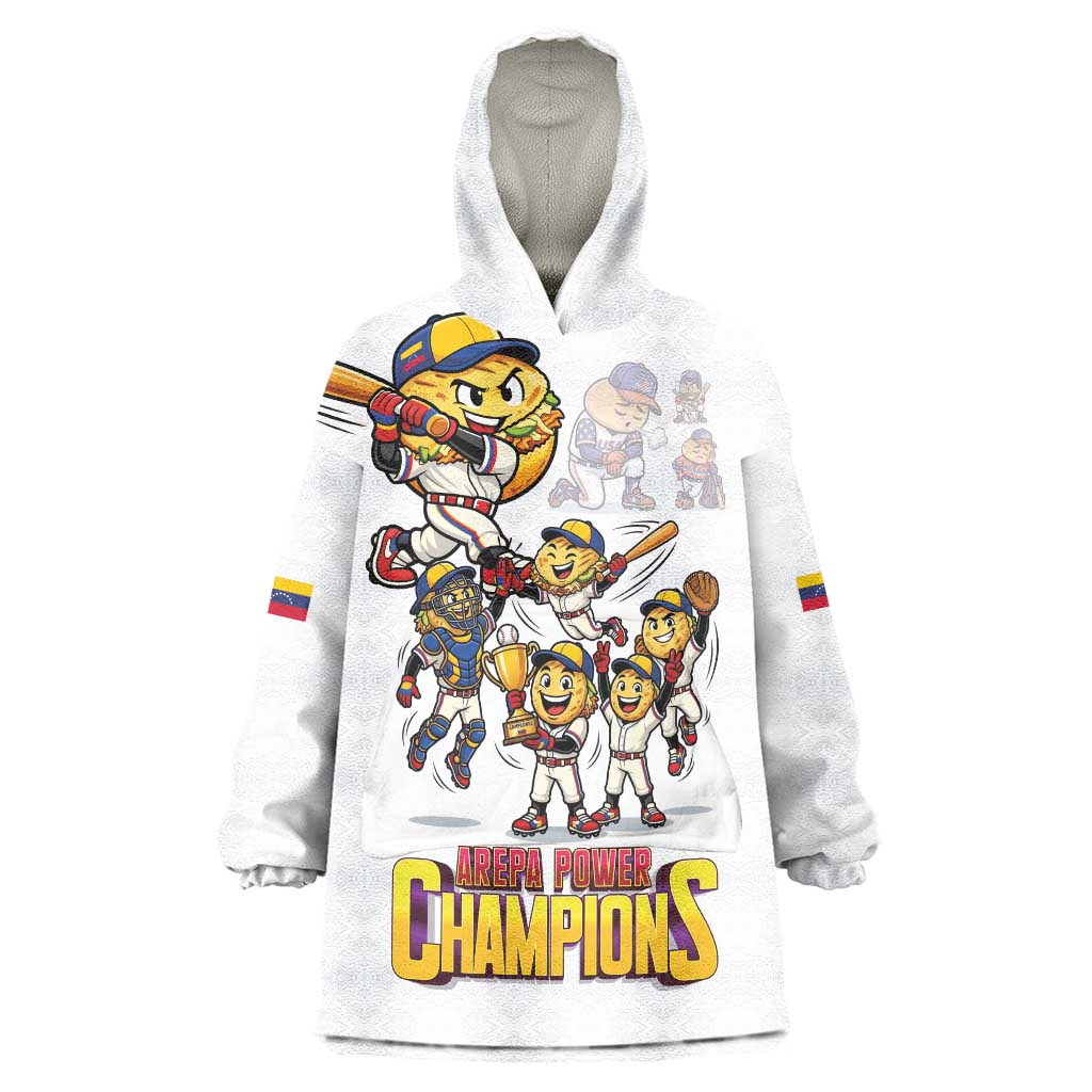 Venezuela Baseball Champions Wearable Blanket Hoodie Glory Arepa Team