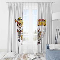 Venezuela Baseball Champions Window Curtain Glory Arepa Team