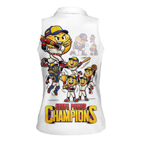 Venezuela Baseball Champions Women Sleeveless Polo Shirt Glory Arepa Team