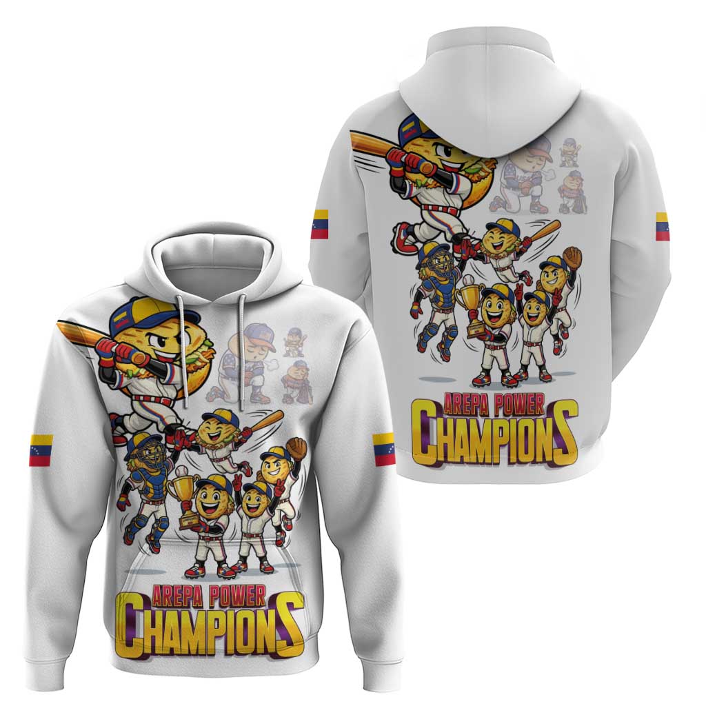 Venezuela Baseball Champions Zip Hoodie Glory Arepa Team