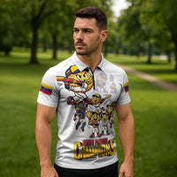 Venezuela Baseball Champions Zipper Polo Shirt Glory Arepa Team