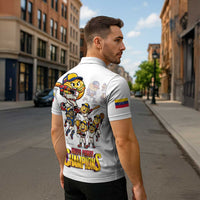 Venezuela Baseball Champions Zipper Polo Shirt Glory Arepa Team