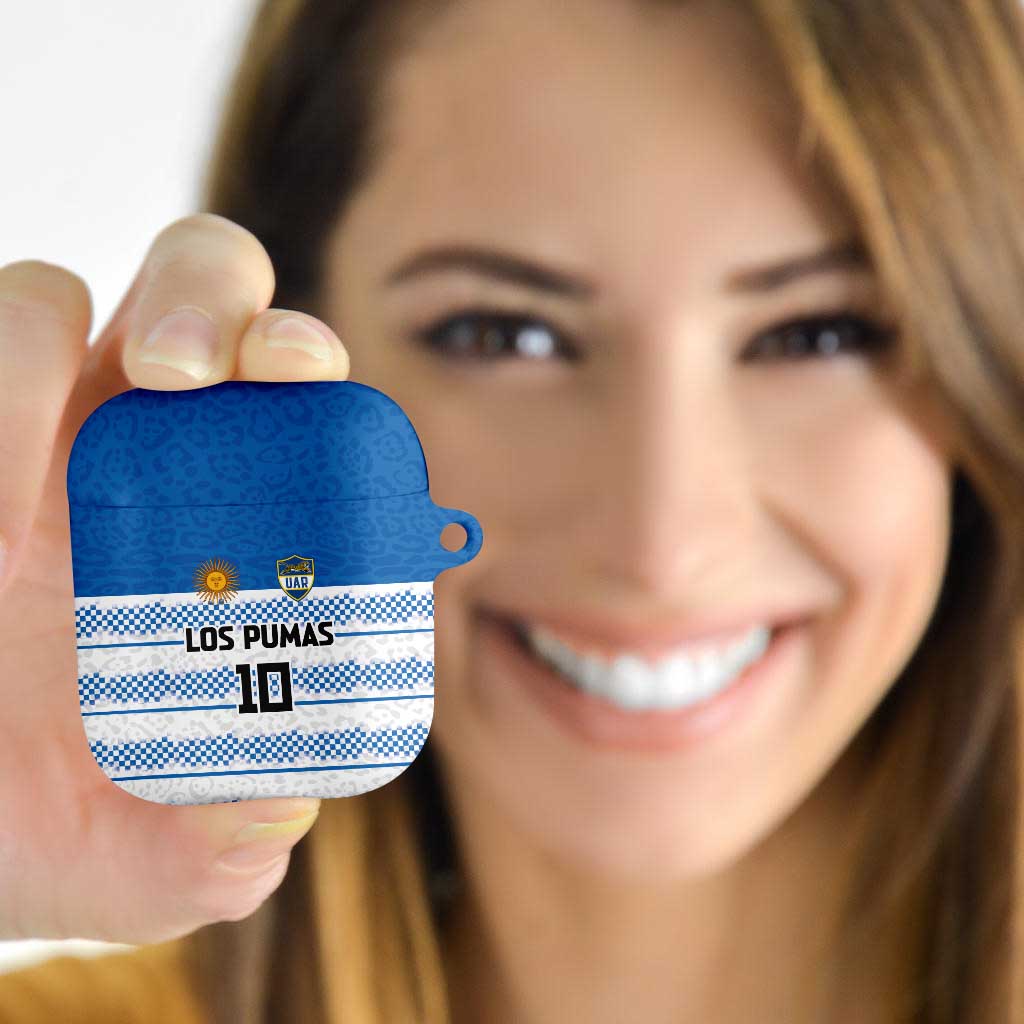 Argentina Rugby Custom AirPods Case Los Pumas Jaguar Race Style - Wonder Print Shop