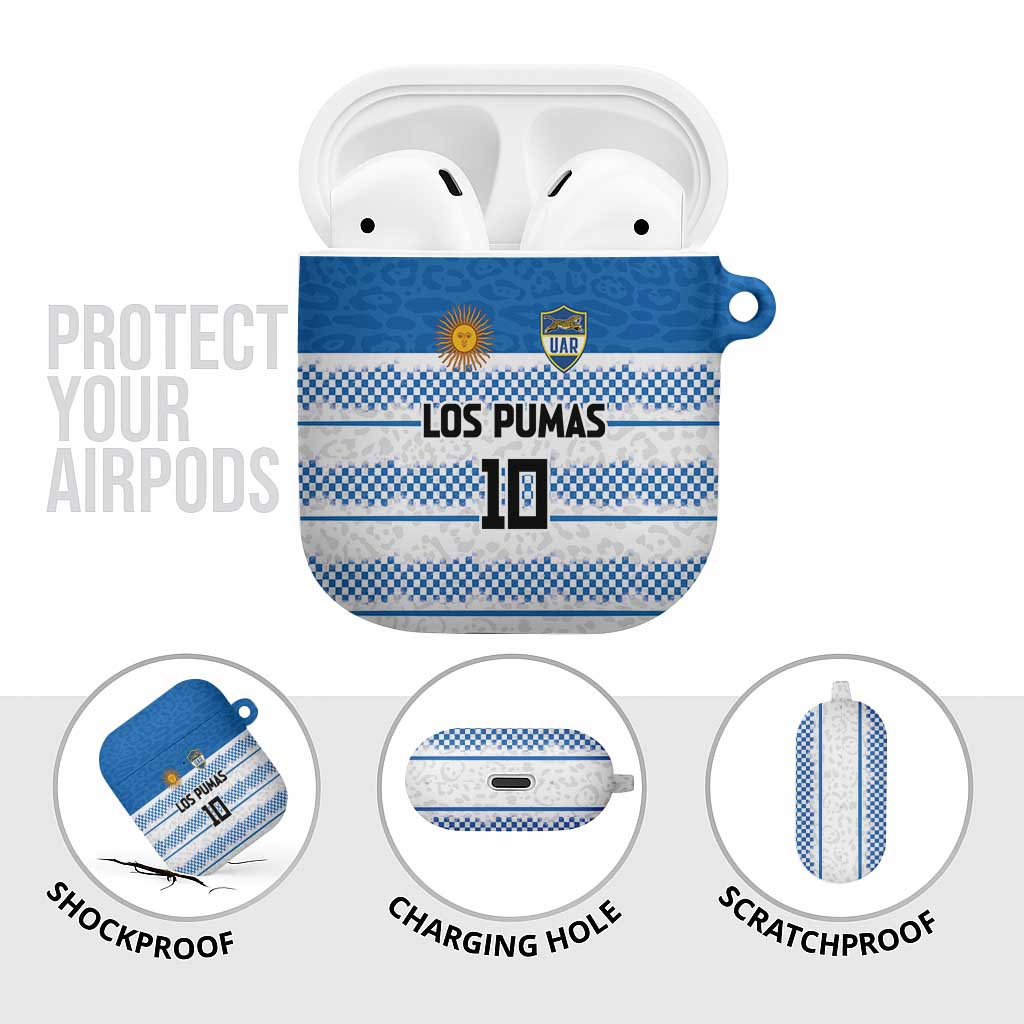 Argentina Rugby Custom AirPods Case Los Pumas Jaguar Race Style - Wonder Print Shop